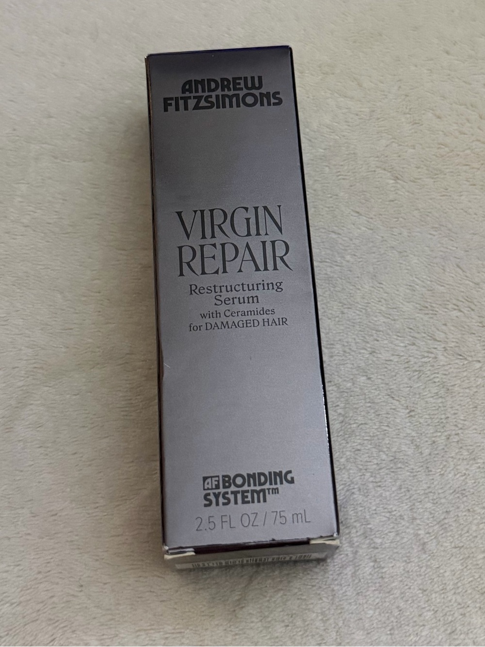 Andrew Fitzsimons Virgin Repair Restructuring Serum